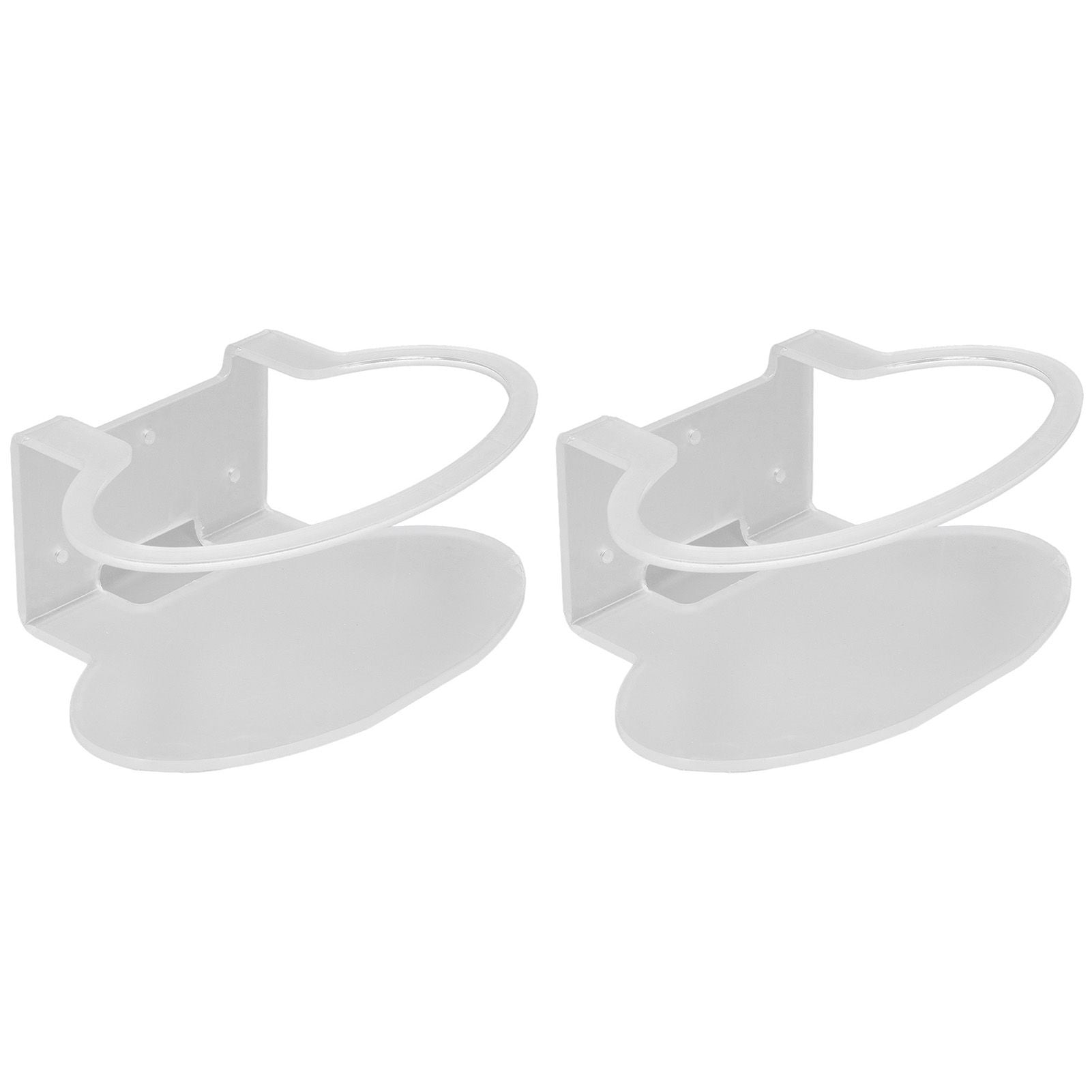 2Pcs Clear Router Bracket Save Space Protect Router Easy Installation Wear Resistant Wall Mount Router Bracket for Home