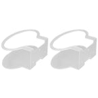 2Pcs Clear Router Bracket Save Space Protect Router Easy Installation Wear Resistant Wall Mount Router Bracket for Home