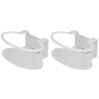 2Pcs Clear Router Bracket Save Space Protect Router Easy Installation Wear Resistant Wall Mount Router Bracket for Home