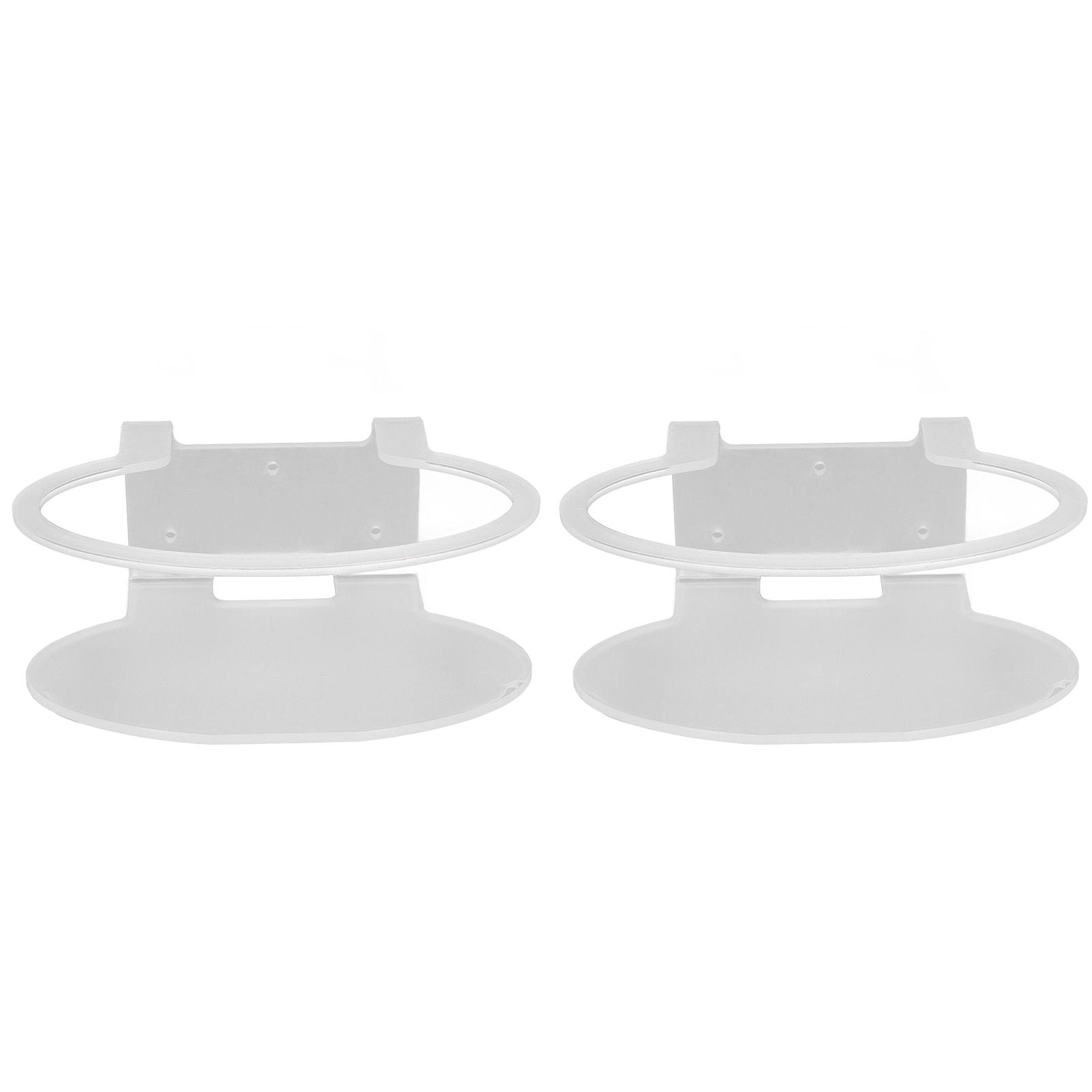 2Pcs Clear Router Bracket Save Space Protect Router Easy Installation Wear Resistant Wall Mount Router Bracket for Home