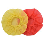 100 Pcs Disposable Microphone Cover Non Woven Microphone Protective Cover for Schools Universities Campgrounds