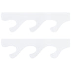1 Pair Sword Stand Acrylic Three Layer Wall Mounted Sword Display Stand Support for All SwordsTransparent