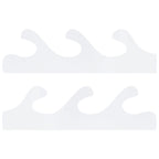 1 Pair Sword Stand Acrylic Three Layer Wall Mounted Sword Display Stand Support for All SwordsTransparent