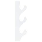 1 Pair Sword Stand Acrylic Three Layer Wall Mounted Sword Display Stand Support for All SwordsTransparent
