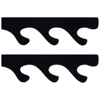 1 Pair Sword Stand Acrylic Three Layer Wall Mounted Sword Display Stand Support for All SwordsBlack