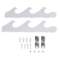 1 Pair Sword Holder Stand Sword Display Rack Wall Mounted Samurai Sword Hanger for HomeTransparent
