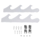 1 Pair Sword Holder Stand Sword Display Rack Wall Mounted Samurai Sword Hanger for HomeTransparent