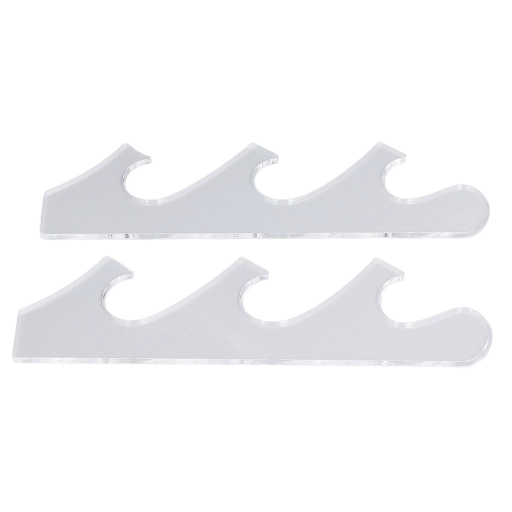 1 Pair Sword Holder Stand Sword Display Rack Wall Mounted Samurai Sword Hanger for HomeTransparent