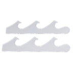 1 Pair Sword Holder Stand Sword Display Rack Wall Mounted Samurai Sword Hanger for HomeTransparent
