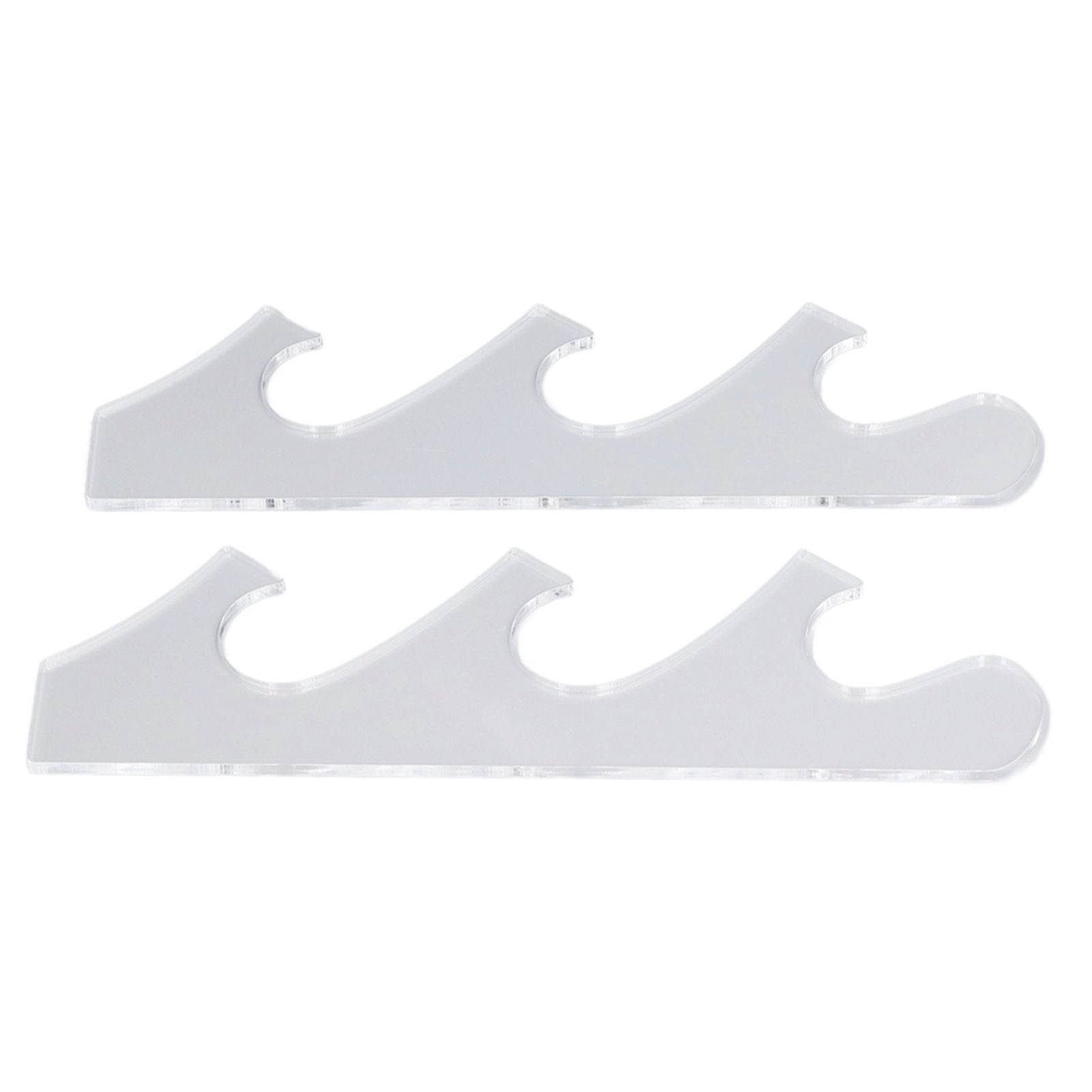 1 Pair Sword Holder Stand Sword Display Rack Wall Mounted Samurai Sword Hanger for HomeTransparent
