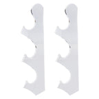1 Pair Sword Holder Stand Sword Display Rack Wall Mounted Samurai Sword Hanger for HomeTransparent