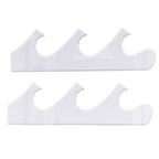 1 Pair Sword Holder Stand Sword Display Rack Wall Mounted Samurai Sword Hanger for HomeTransparent