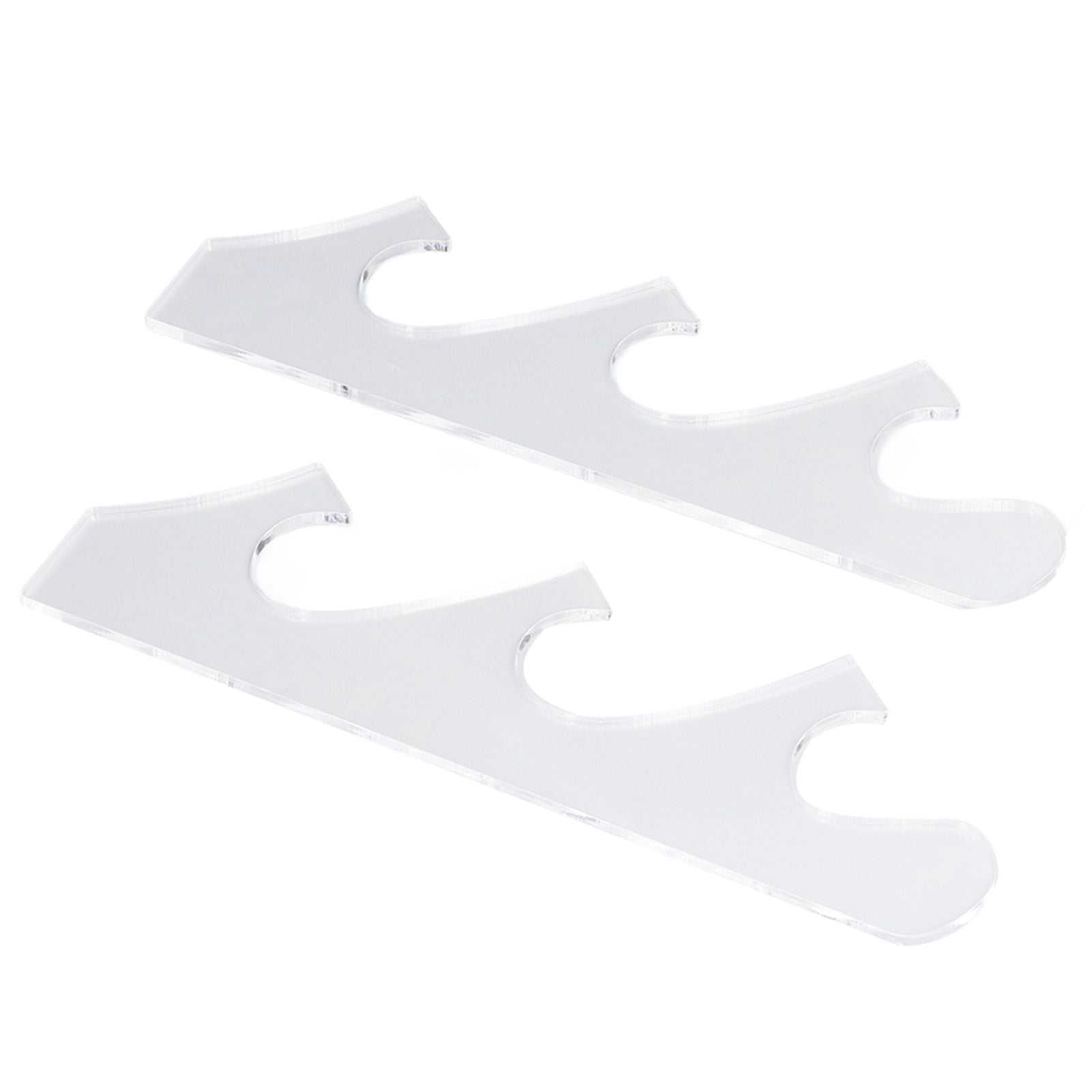 1 Pair Sword Holder Stand Sword Display Rack Wall Mounted Samurai Sword Hanger for HomeTransparent