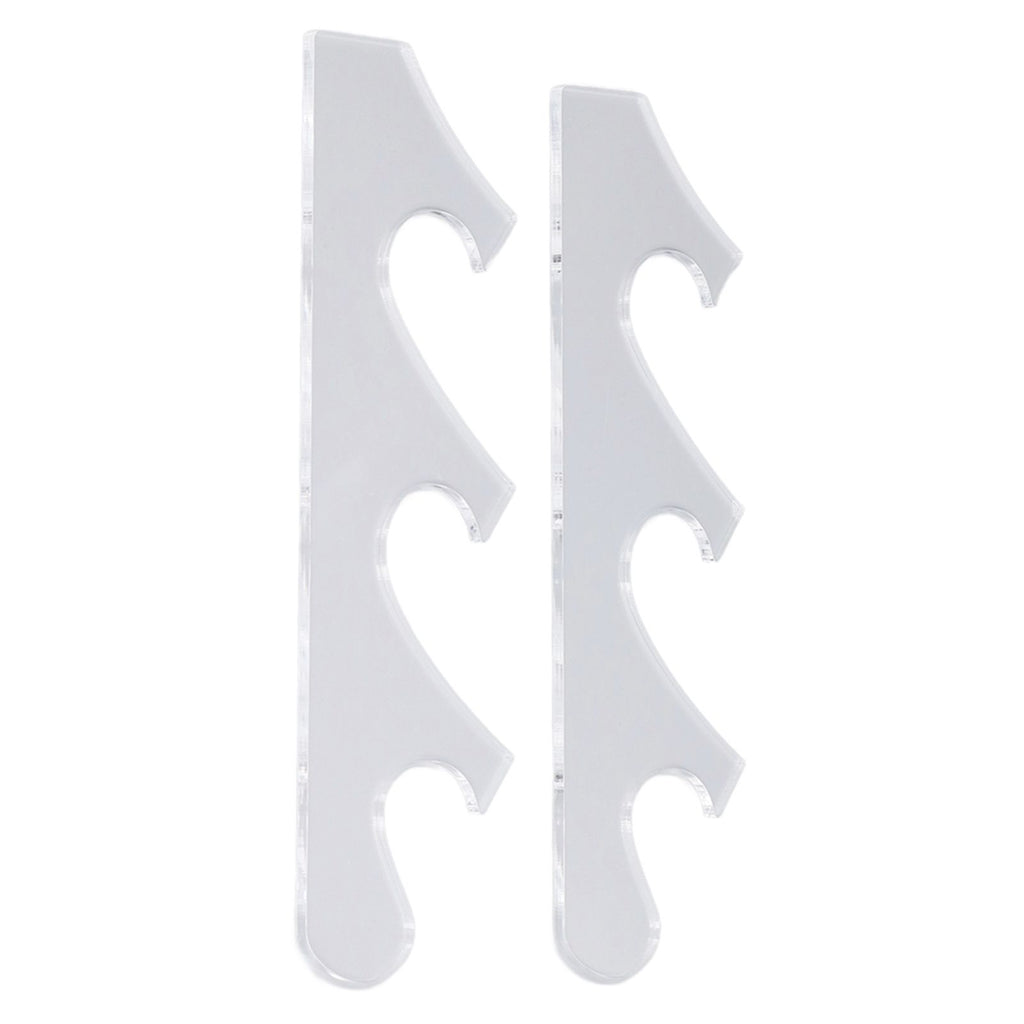 1 Pair Sword Holder Stand Sword Display Rack Wall Mounted Samurai Sword Hanger for HomeTransparent