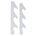 1 Pair Sword Holder Stand Sword Display Rack Wall Mounted Samurai Sword Hanger for HomeTransparent