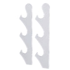 1 Pair Sword Holder Stand Sword Display Rack Wall Mounted Samurai Sword Hanger for HomeTransparent