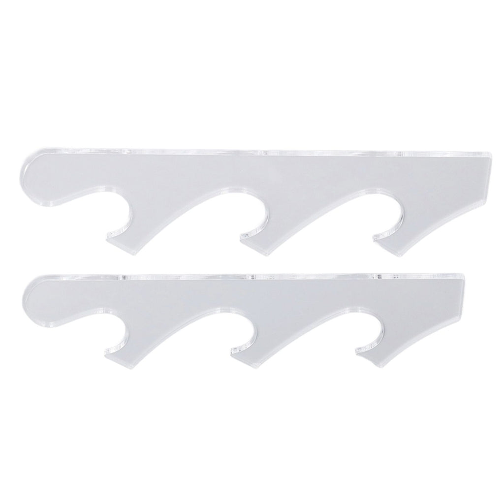 1 Pair Sword Holder Stand Sword Display Rack Wall Mounted Samurai Sword Hanger for HomeTransparent