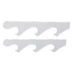 1 Pair Sword Holder Stand Sword Display Rack Wall Mounted Samurai Sword Hanger for HomeTransparent