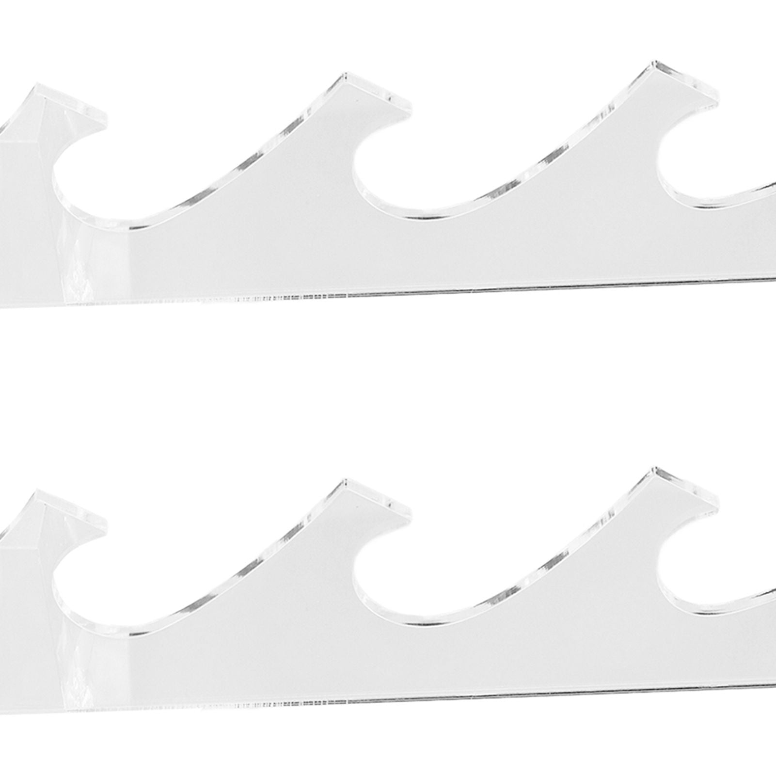 1 Pair Sword Holder Stand Sword Display Rack Wall Mounted Samurai Sword Hanger for HomeTransparent