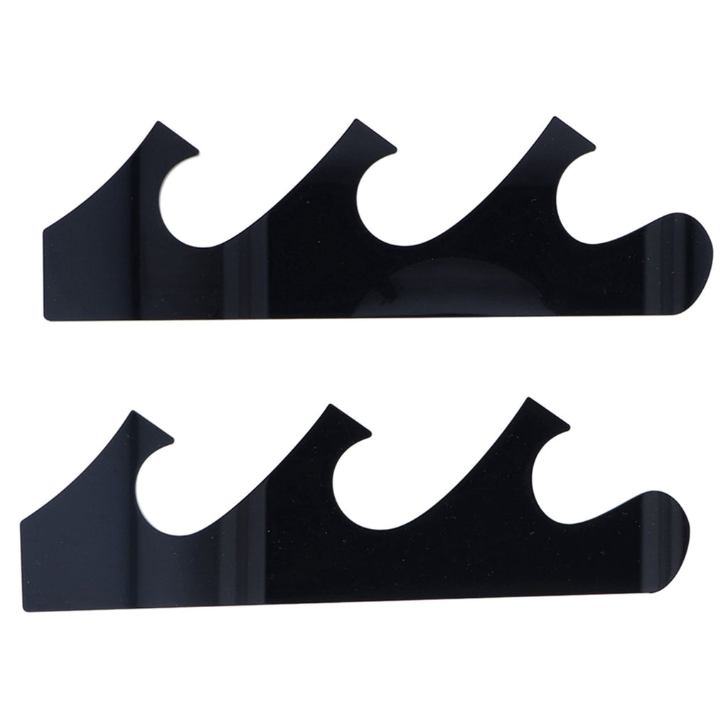 1 Pair Sword Holder Stand Sword Display Rack Wall Mounted Samurai Sword Hanger for HomeBlack