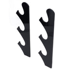 1 Pair Sword Holder Stand Sword Display Rack Wall Mounted Samurai Sword Hanger for HomeBlack