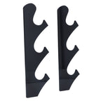 1 Pair Sword Holder Stand Sword Display Rack Wall Mounted Samurai Sword Hanger for HomeBlack