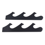 1 Pair Sword Holder Stand Sword Display Rack Wall Mounted Samurai Sword Hanger for HomeBlack
