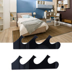 1 Pair Sword Holder Stand Sword Display Rack Wall Mounted Samurai Sword Hanger for HomeBlack