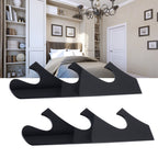 1 Pair Sword Holder Stand Sword Display Rack Wall Mounted Samurai Sword Hanger for HomeBlack