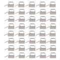 40PCS Key Fob Hardware DIY Craft Project Fine Workmanship High Hardness Iron Material Keychain Hardware