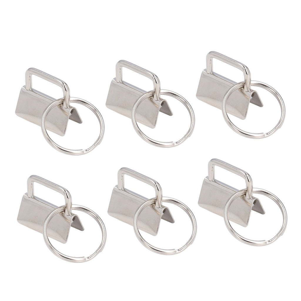 40PCS Key Fob Hardware DIY Craft Project Fine Workmanship High Hardness Iron Material Keychain Hardware