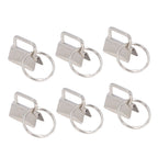 40PCS Key Fob Hardware DIY Craft Project Fine Workmanship High Hardness Iron Material Keychain Hardware
