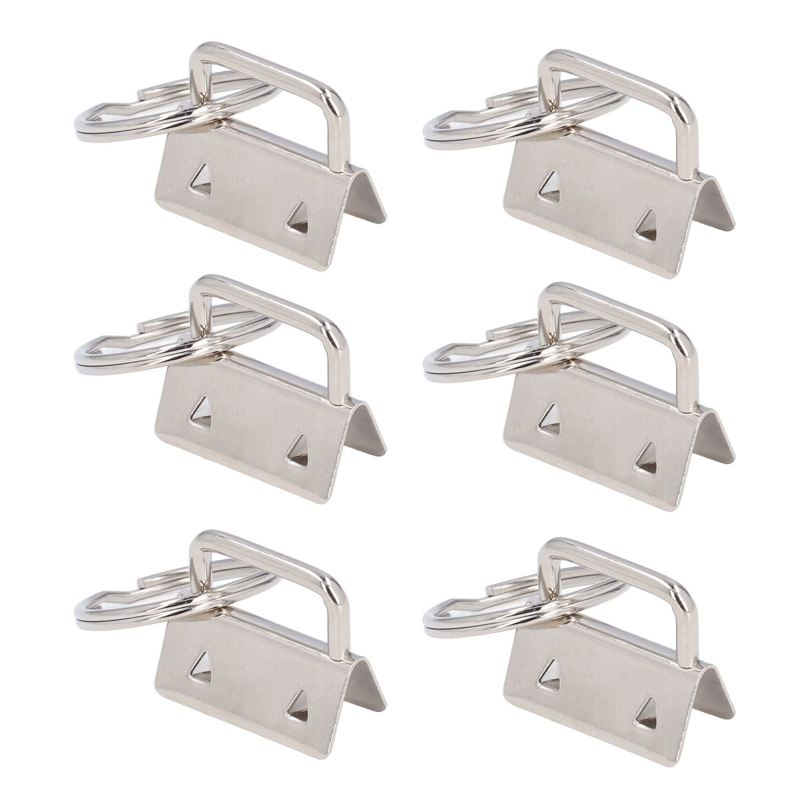 40PCS Key Fob Hardware DIY Craft Project Fine Workmanship High Hardness Iron Material Keychain Hardware