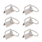 40PCS Key Fob Hardware DIY Craft Project Fine Workmanship High Hardness Iron Material Keychain Hardware