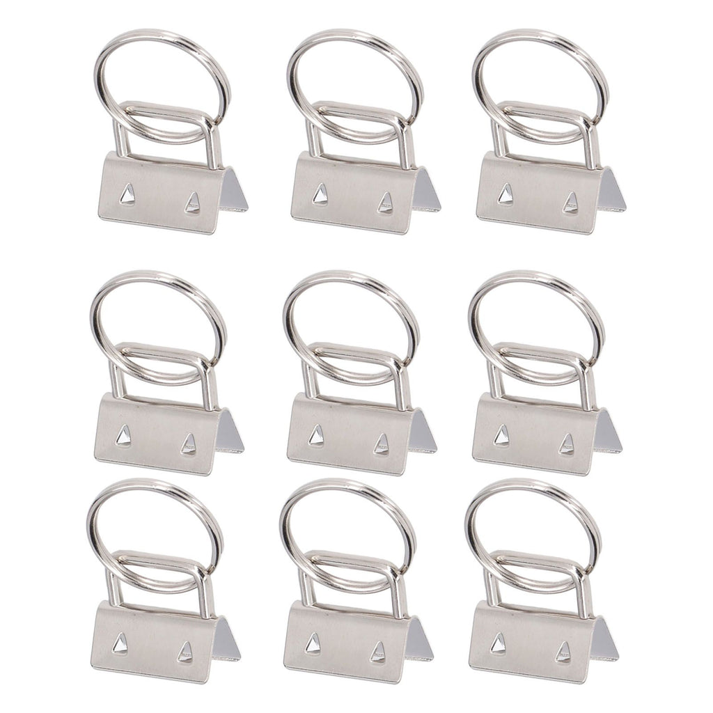 40PCS Key Fob Hardware DIY Craft Project Fine Workmanship High Hardness Iron Material Keychain Hardware