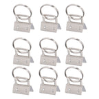 40PCS Key Fob Hardware DIY Craft Project Fine Workmanship High Hardness Iron Material Keychain Hardware