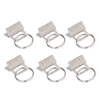 40PCS Key Fob Hardware DIY Craft Project Fine Workmanship High Hardness Iron Material Keychain Hardware