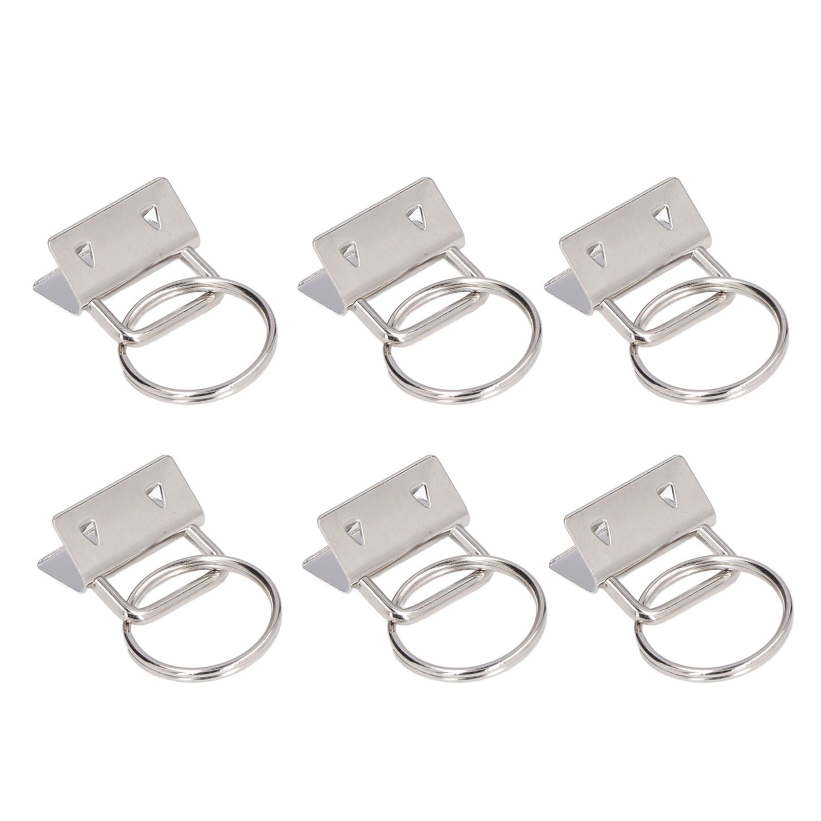 40PCS Key Fob Hardware DIY Craft Project Fine Workmanship High Hardness Iron Material Keychain Hardware
