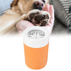 Dog Paw Cleaner Portable Dog Paw Washer Cup Lightweight Pet Paw Cleaning Tool for HomeOrange