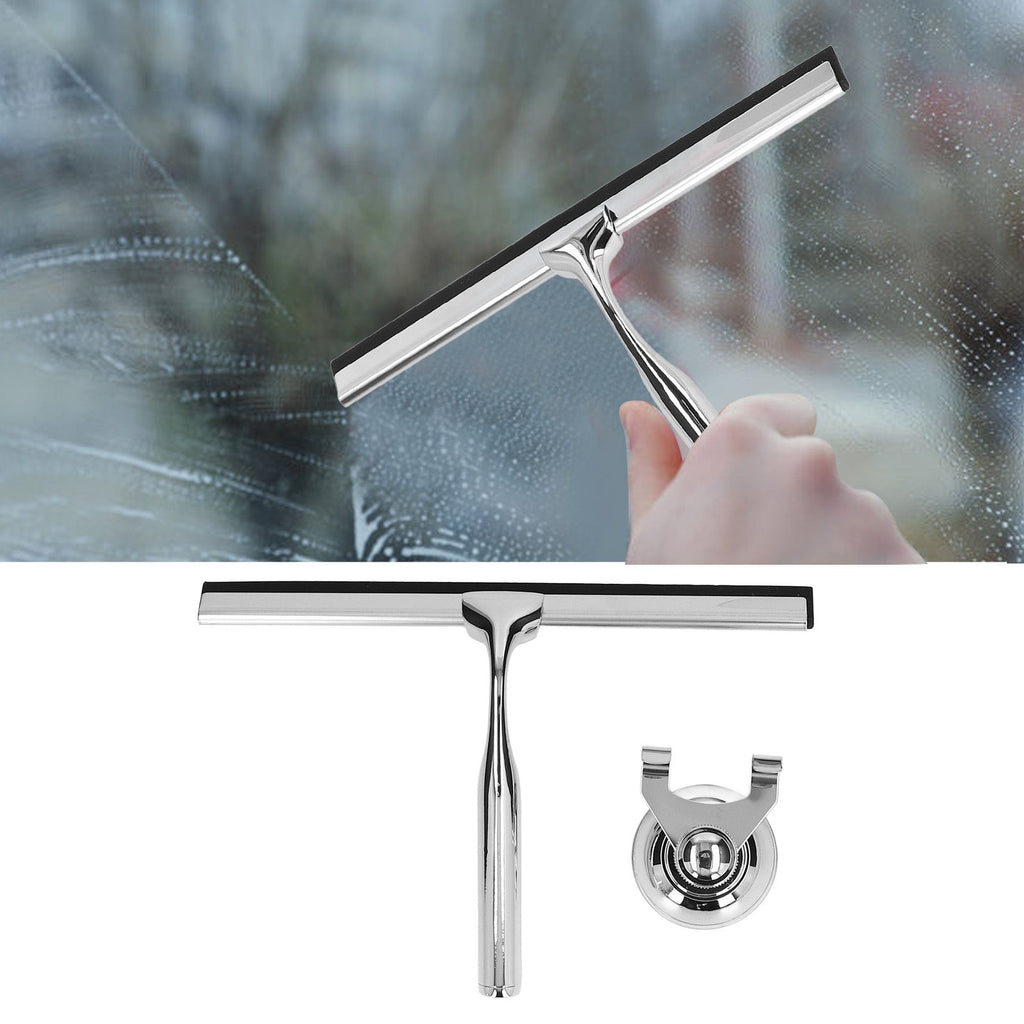 Office Glass Squeegee Water Blade Squeegee Stainless Steel Shower Glass Squeegee for Household