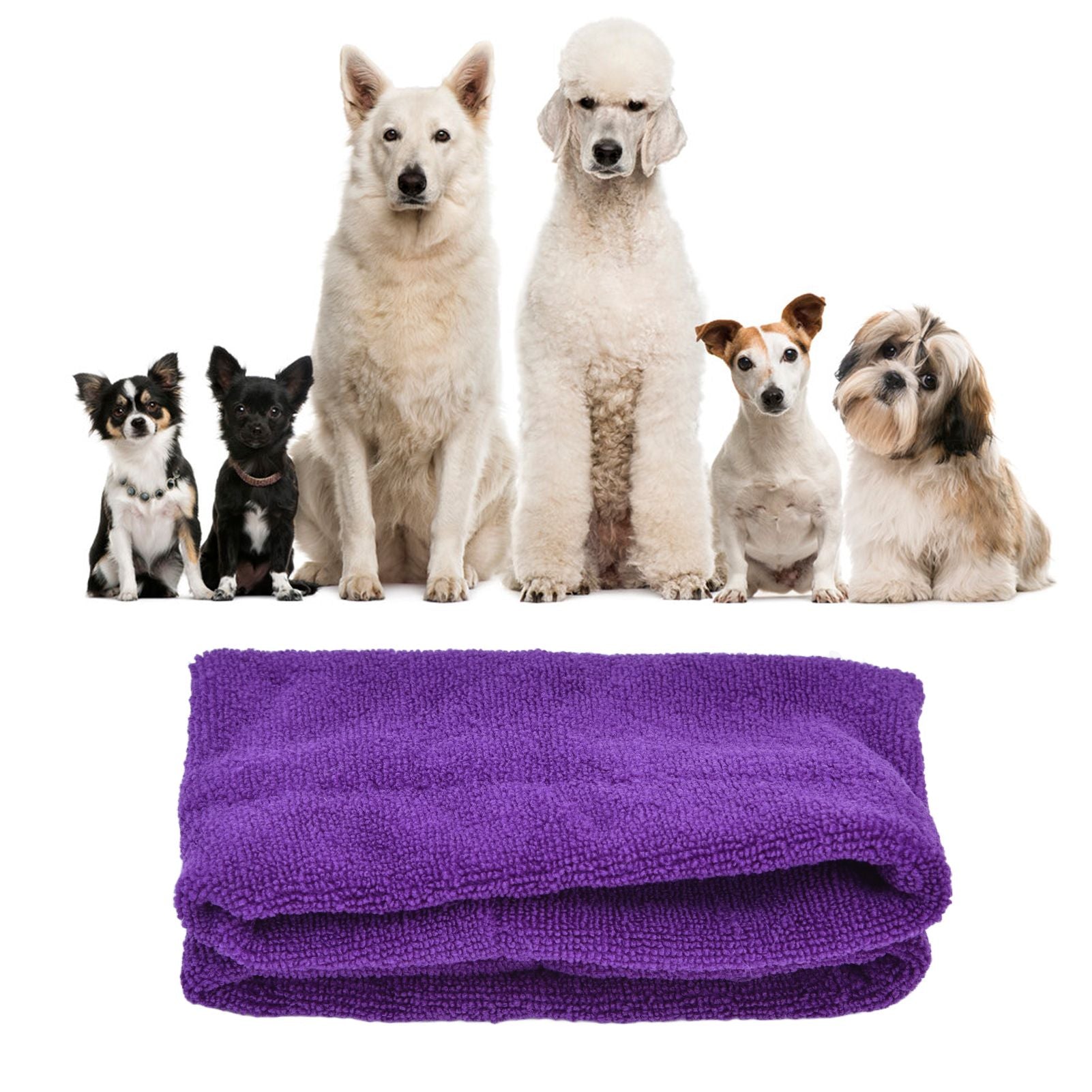 Dog Ear Muffs Thickened Anti Noise Warm Cold Proof Dog Earmuffs Outdoor EarmuffsPurple M
