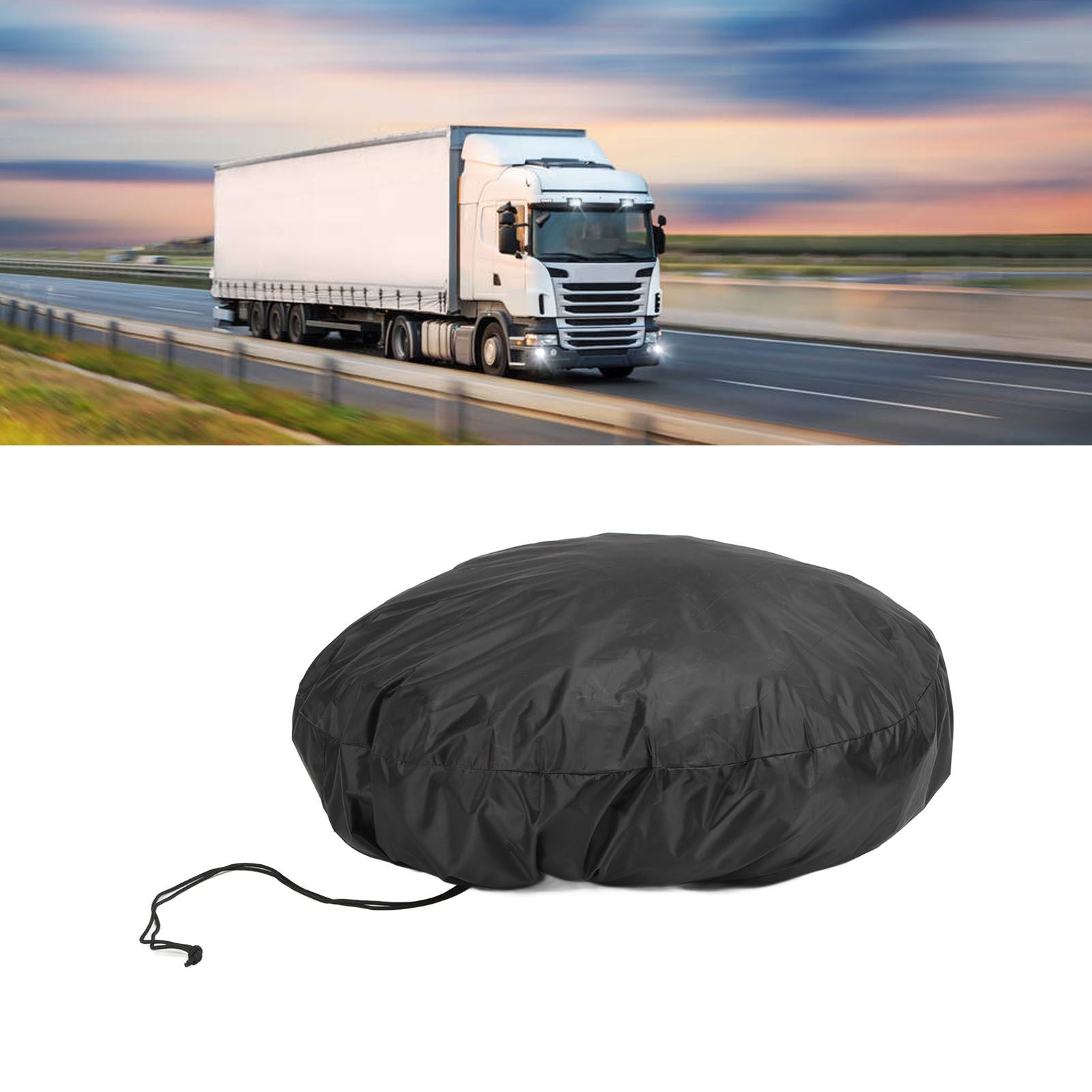 Tire Cover Universal Waterproof Multifunctional Tire Storage Bags for Motorhomes Boat Trailers Campers Jeeps TrucksBlack S