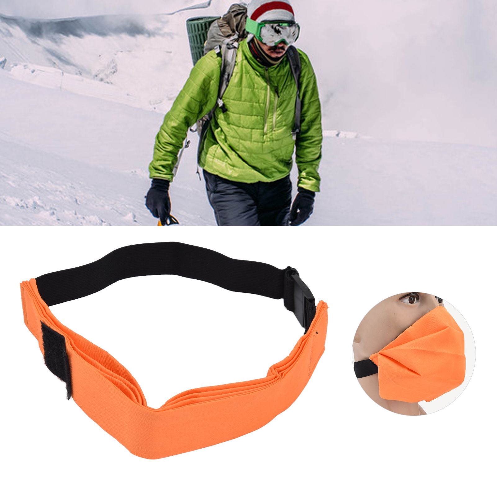 Deformable Face Mask Multifunctional Reusable Mask Washable Protective Mask Ear Strap Free Mouth CoverOrange
