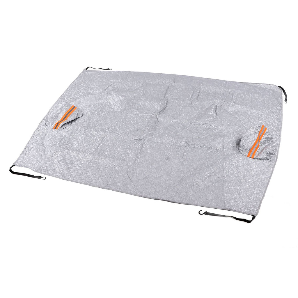 197x217cm Universal Windshield Snow Cover with Reflective Strip Car Rain Proof Windshield Cover Protector