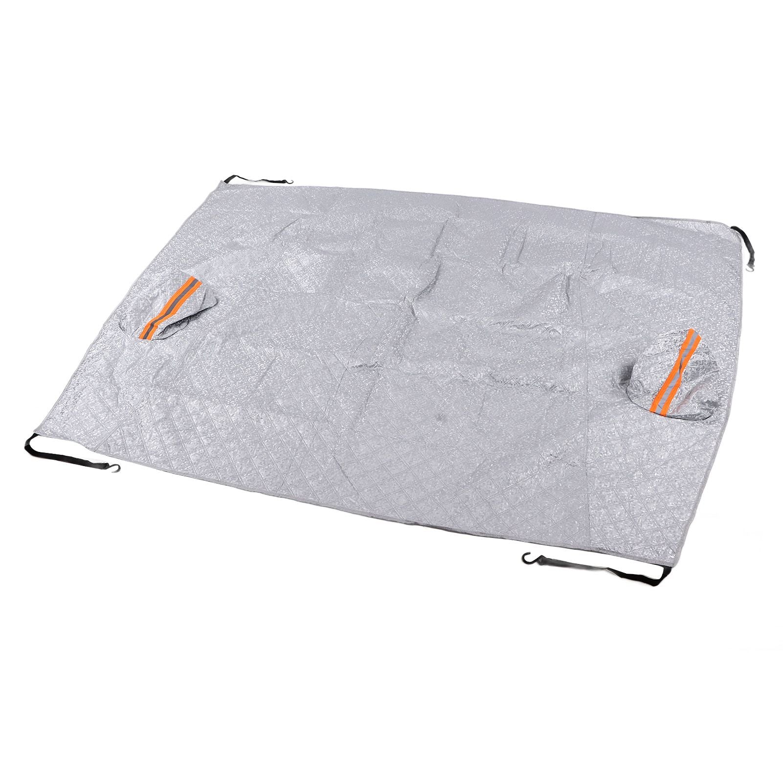 197x217cm Universal Windshield Snow Cover with Reflective Strip Car Rain Proof Windshield Cover Protector