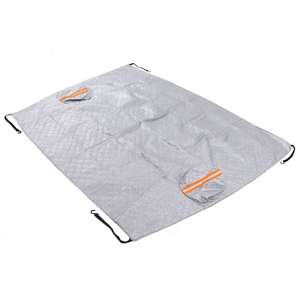 197x217cm Universal Windshield Snow Cover with Reflective Strip Car Rain Proof Windshield Cover Protector