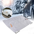 197x217cm Universal Windshield Snow Cover with Reflective Strip Car Rain Proof Windshield Cover Protector