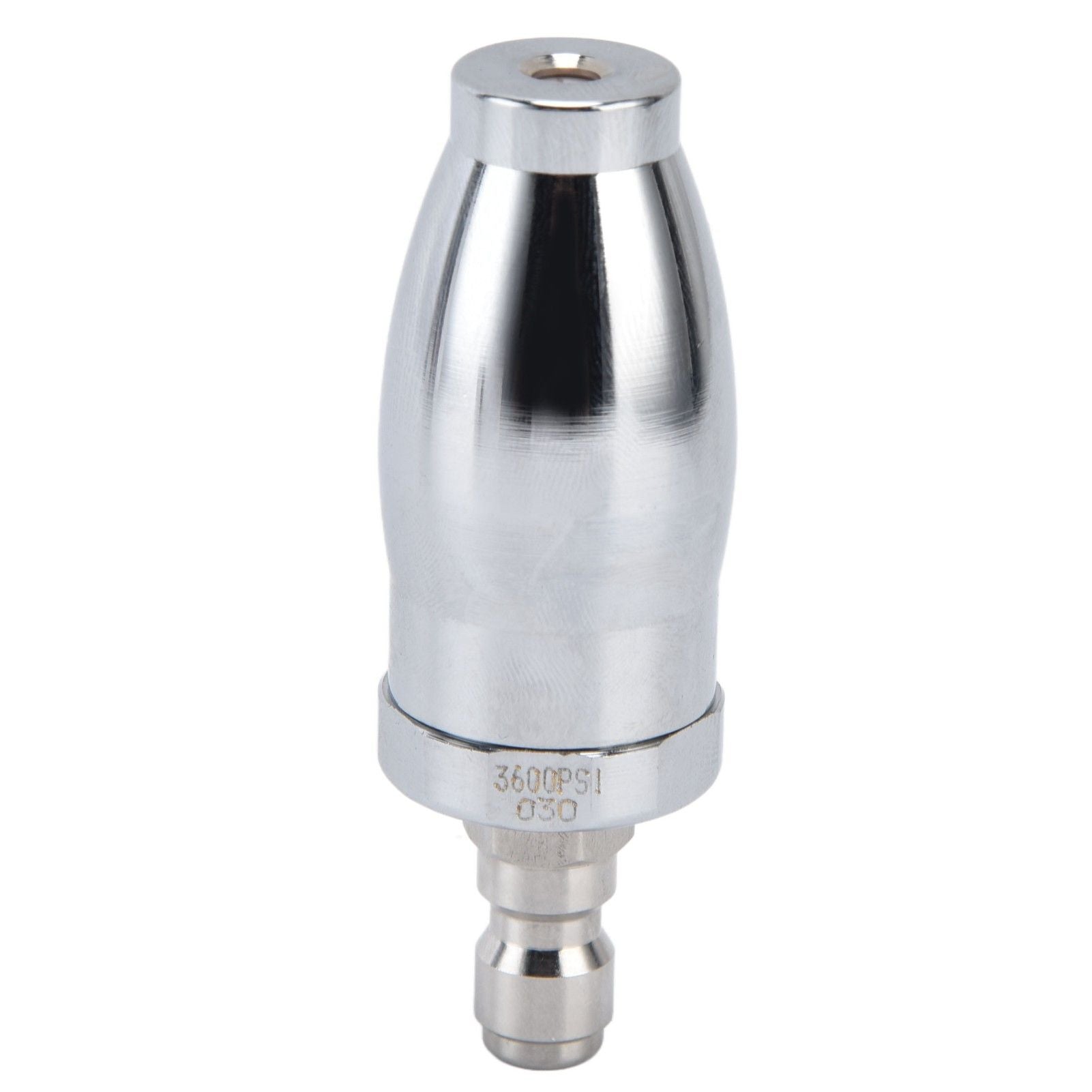 High Pressure Washer 3600PSI Rotating Turbo Nozzle with 1/4in Quick Connect Plug Stainless Steel Rotating Nozzle