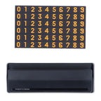 Car Temporary Parking Sign Stable Structure Environmentally Friendly Small Compact Exquisite Number PlateBlack
