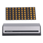 Car Temporary Parking Sign Stable Structure Environmentally Friendly Small Compact Exquisite Number PlateSilver